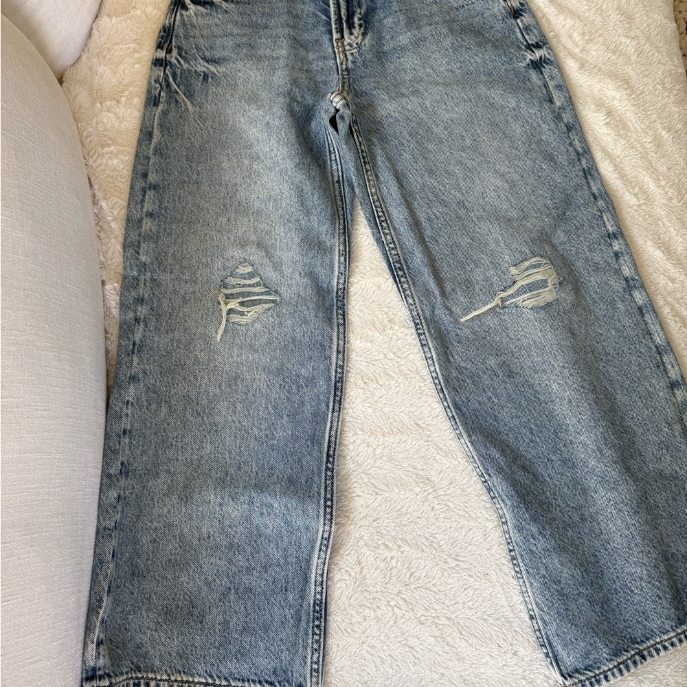GAP Kids Blue Distressed Jeans NWT